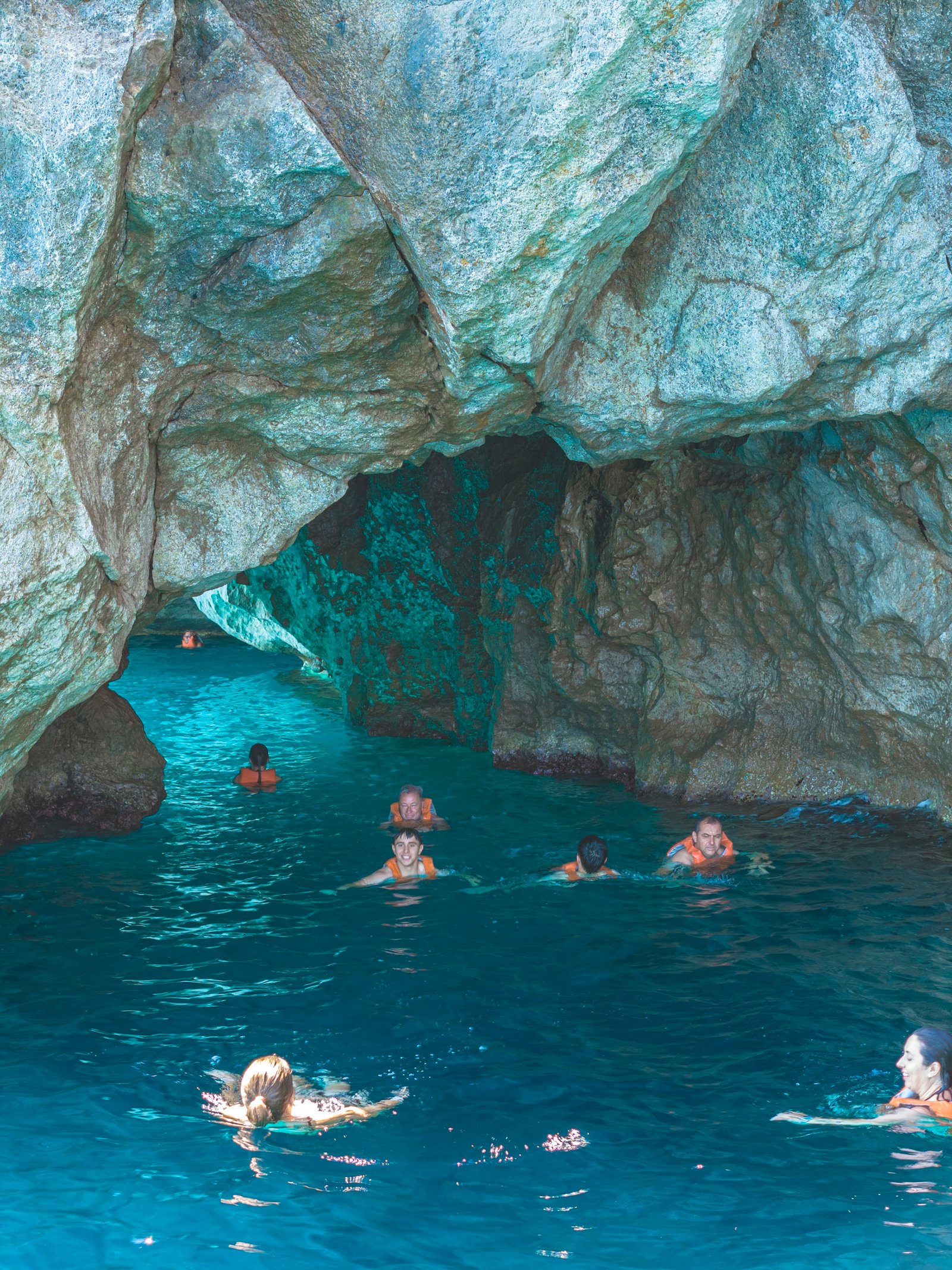 Blaue Grotte kristallklares Wasser