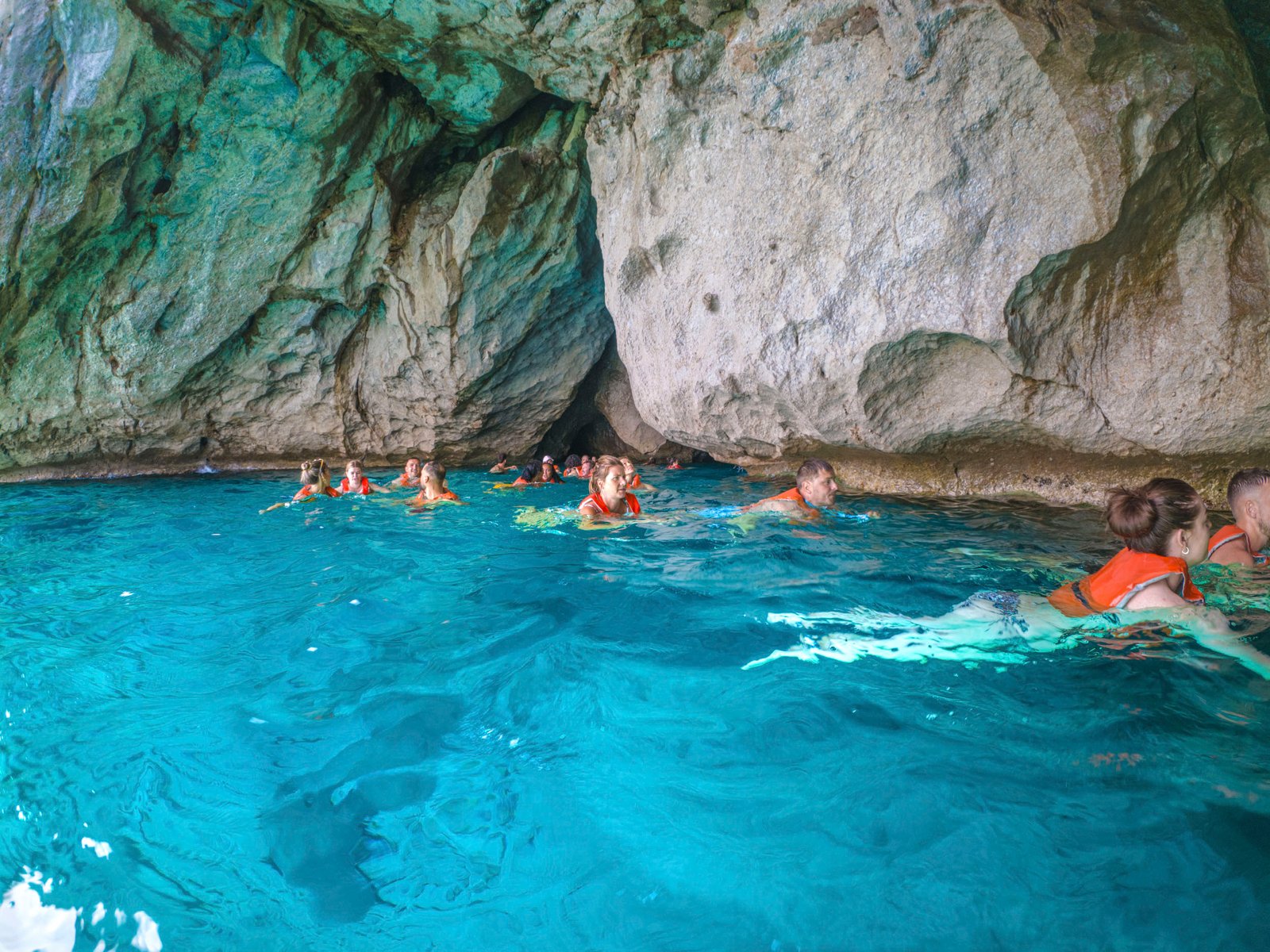 Blaue Grotte Innenansicht